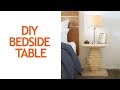 How to build a DIY nightstand or bedside table | Small bedroom ideas