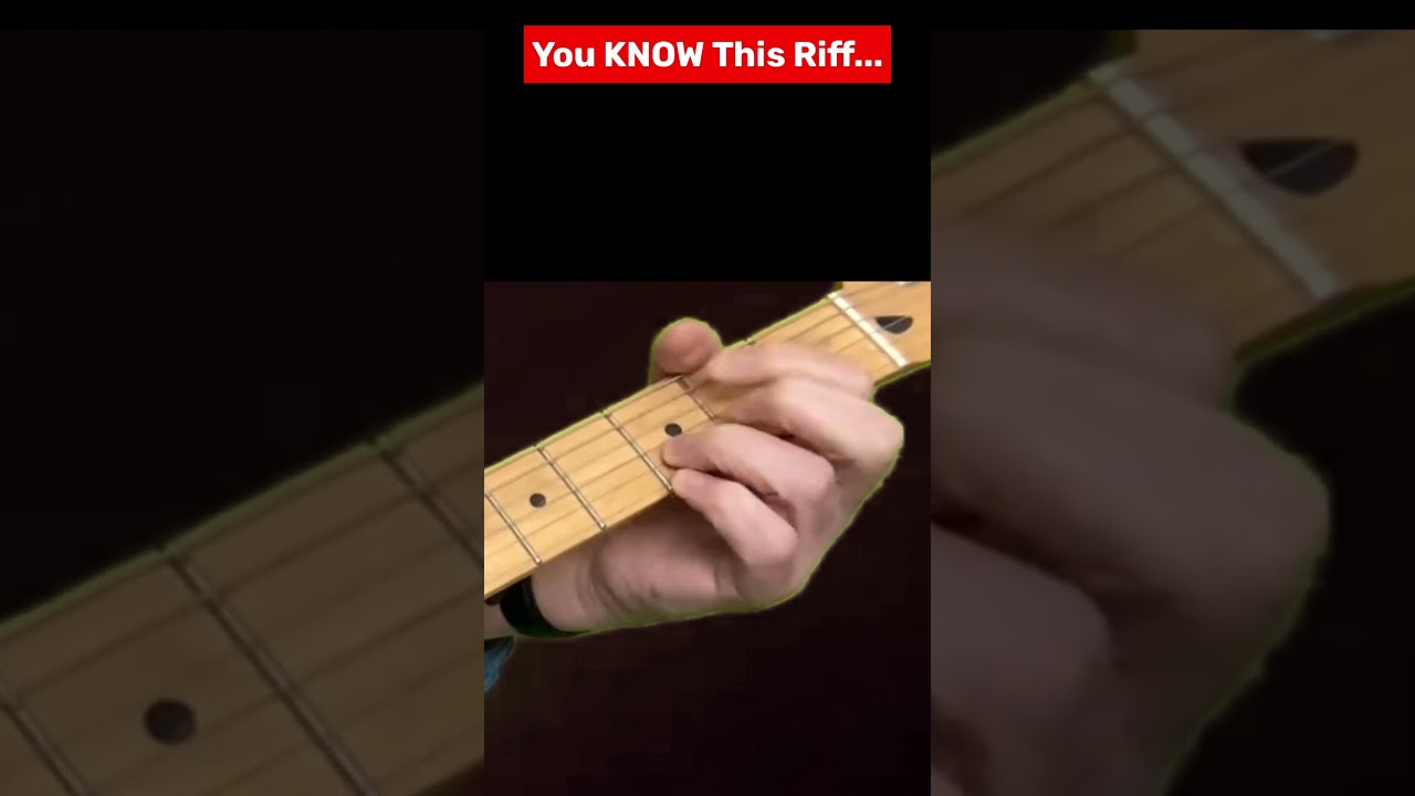 You know this riff? 🎸 - YouTube