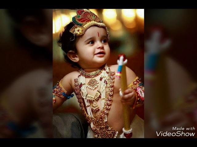 babies in krishna costume