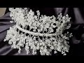 Kum Boncuktan Gelin Tacı Yapımı - DIY Beaded Bridal Crown