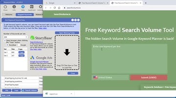 How to get search volume data for your keywords - Keyword Atlas Software