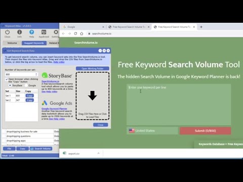 How to get search volume data for your keywords - Keyword Atlas Software