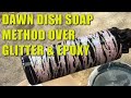 DAWN DISH SOAP TUMBLER over glitter and epoxy - Easy!