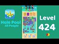 Hole Pool All People Level 424 Walkthrough 🎯 | Color Match Puzzle Gameplay | Mini Boss