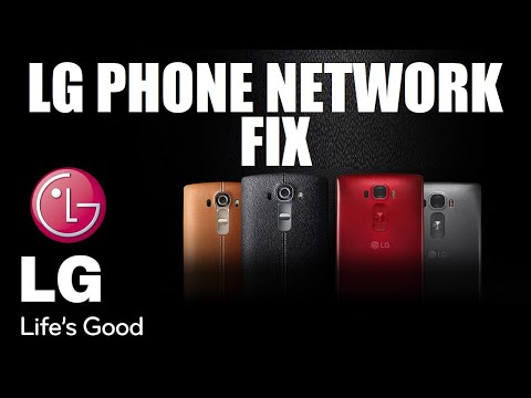 How to fix network issues in an LG phones