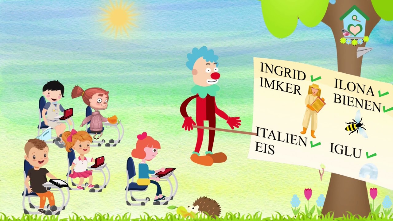 ABC-Lied - Buchstabe I - mit Kiku, dem Clown