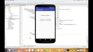Getting GPS Location on Android with Fused Location Provider API screenshot 1