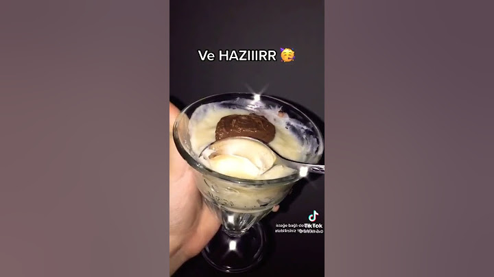 sadece 3 malzeme ile basit ve kolay tatlı 🍨
