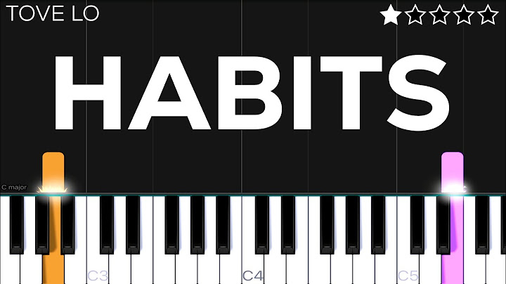 Habits (Stay High) Piano version - Piano performance video thumbnail