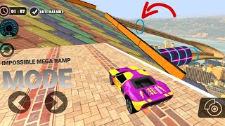 Mega Ramp Mode Impossible Stunt Car Trucks 3D Gameplay- iOS & Android #38 screenshot 5