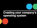 Startup CEO: Creating Your Company's Operating System