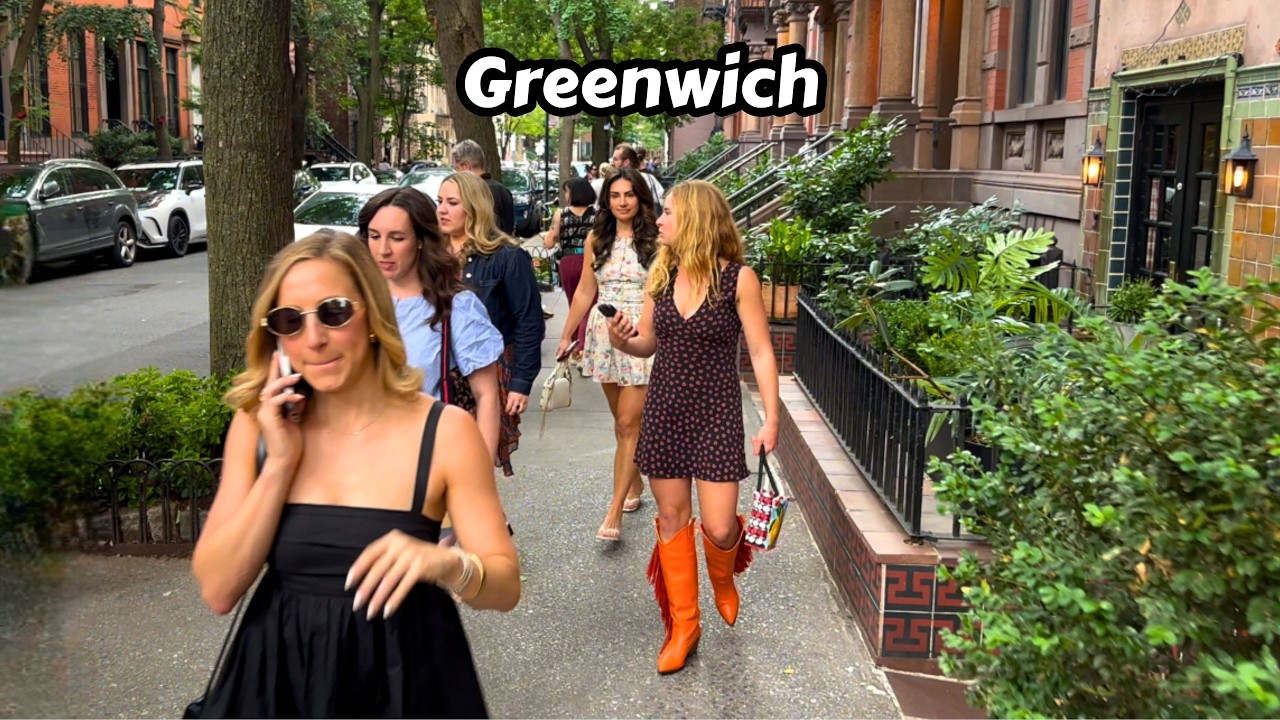Walking In Greenwich Village New York 4k Dolby Vision