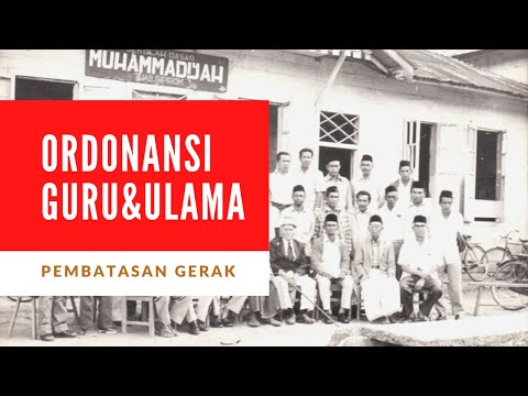 Ordonansi Ulama dan Guru Ngaji Kolonial Belanda