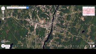 Augusta Maine - Urban Sprawl Time Lapse
