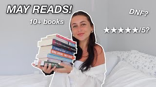 10  books read in may! | monthly wrap up