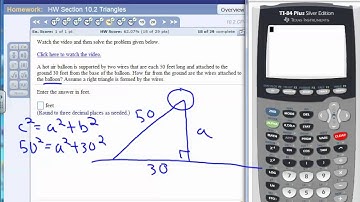 Section 10.2 Homework Exercises #15 through #18 in MyMathLab