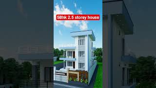 2.5 storey 5 bhk house design for Chitwan #shianengineering #chitwan #nawalpur #shibuchhetri