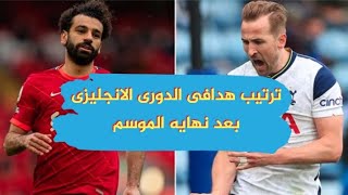 ترتيب هدافي الدوري الإنجليزي الممتاز بعد نهاية موسم 2020/21