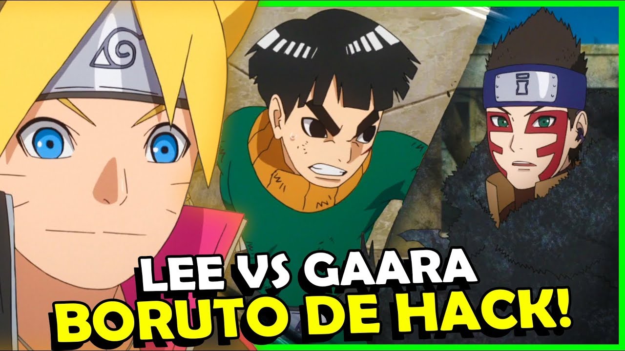 LEE VS GAARA DE NOVO, BORUTO TRAPACEIA - Analise EP 57 Boruto 