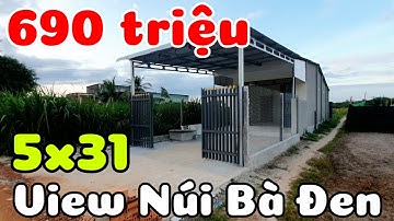 Bán nhà 690 triệu cách Núi Bà Đen 7km Hồ Dầu Tiếng 3km Dương Minh Châu Tây Ninh