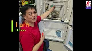 Fridge repair Hitachi defrosting parts problem causing the ice blocked 20241213repair done By Simon