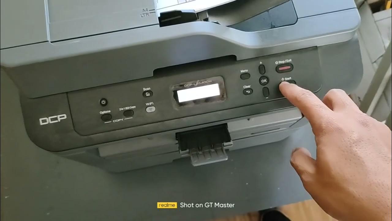 How to copy legal document in DCPL2540DW (tutorial) YouTube