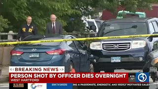 1 dead after officer-involved shooting in West Hartford