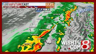 Cold front brings showers, thunderstorms, and cooler weather to Indiana | Apr. 4, 2026