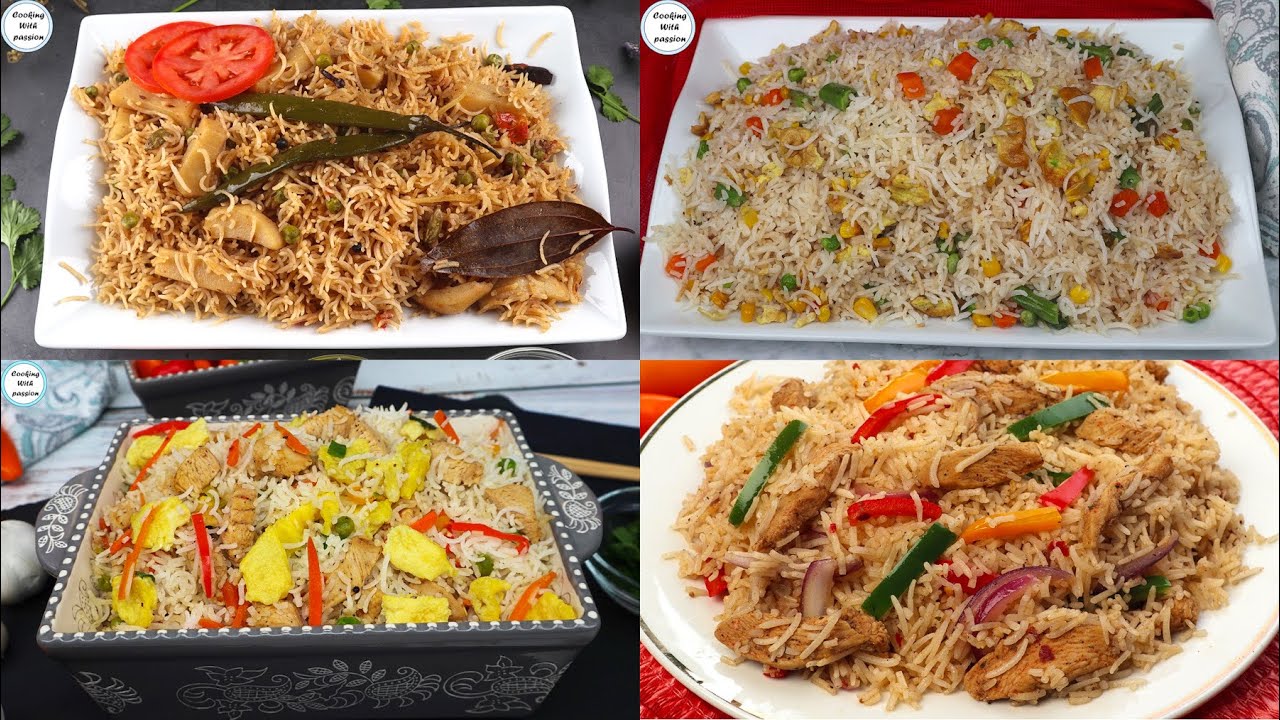 4 Best Rice Recipes By Cooking With Passion | Fajita Rice, Fried Rice ...