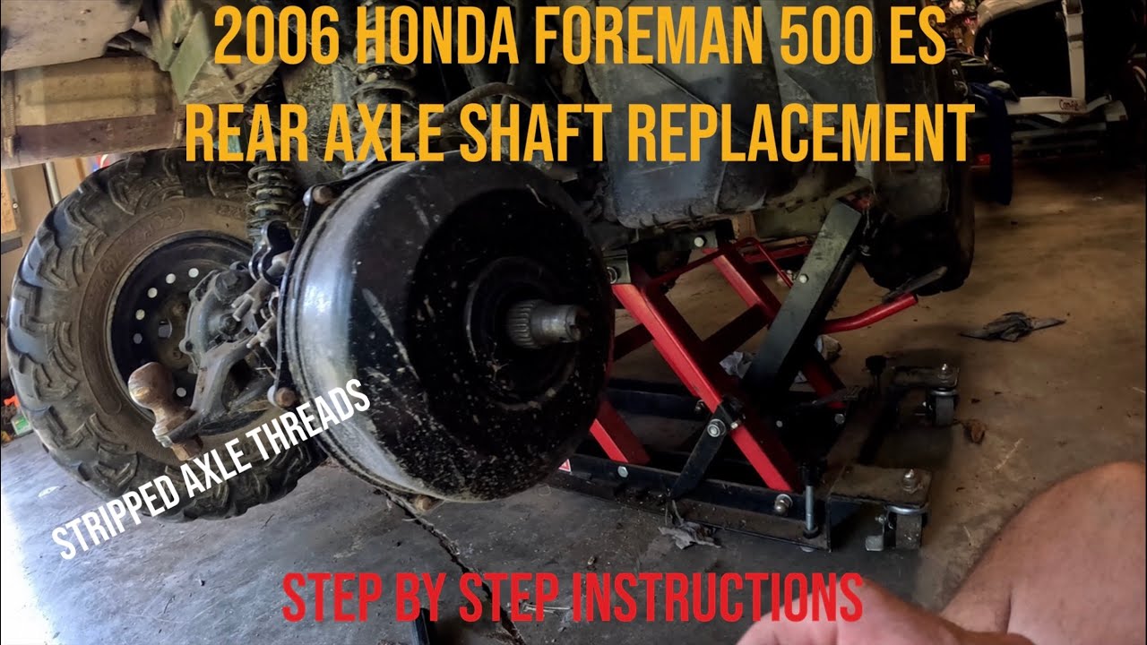 Honda TRX 500 TRX500 Foreman FE FM TM 2005~2011 Rear Wheel Axle Shaft