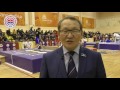 Александр Ким-Кимэн приветствует II Чемпионат Грузии по мас-рестлингу