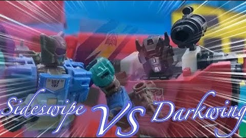 Streetside Brawl [Sideswipe VS. Darkwing] (Random Transformers Stop Motion Short)