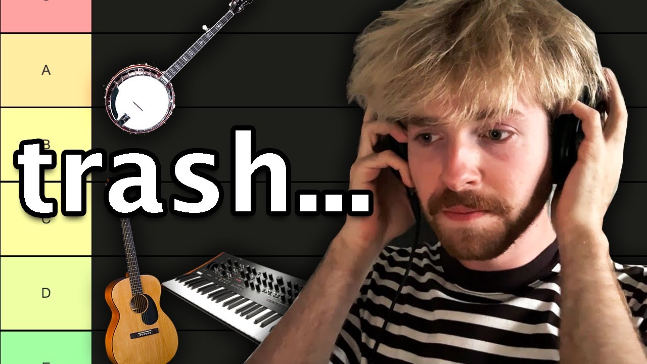 So I ranked every musical instrument...