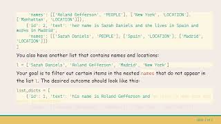 How to Filter Items in a Nested List of Dictionaries in Python