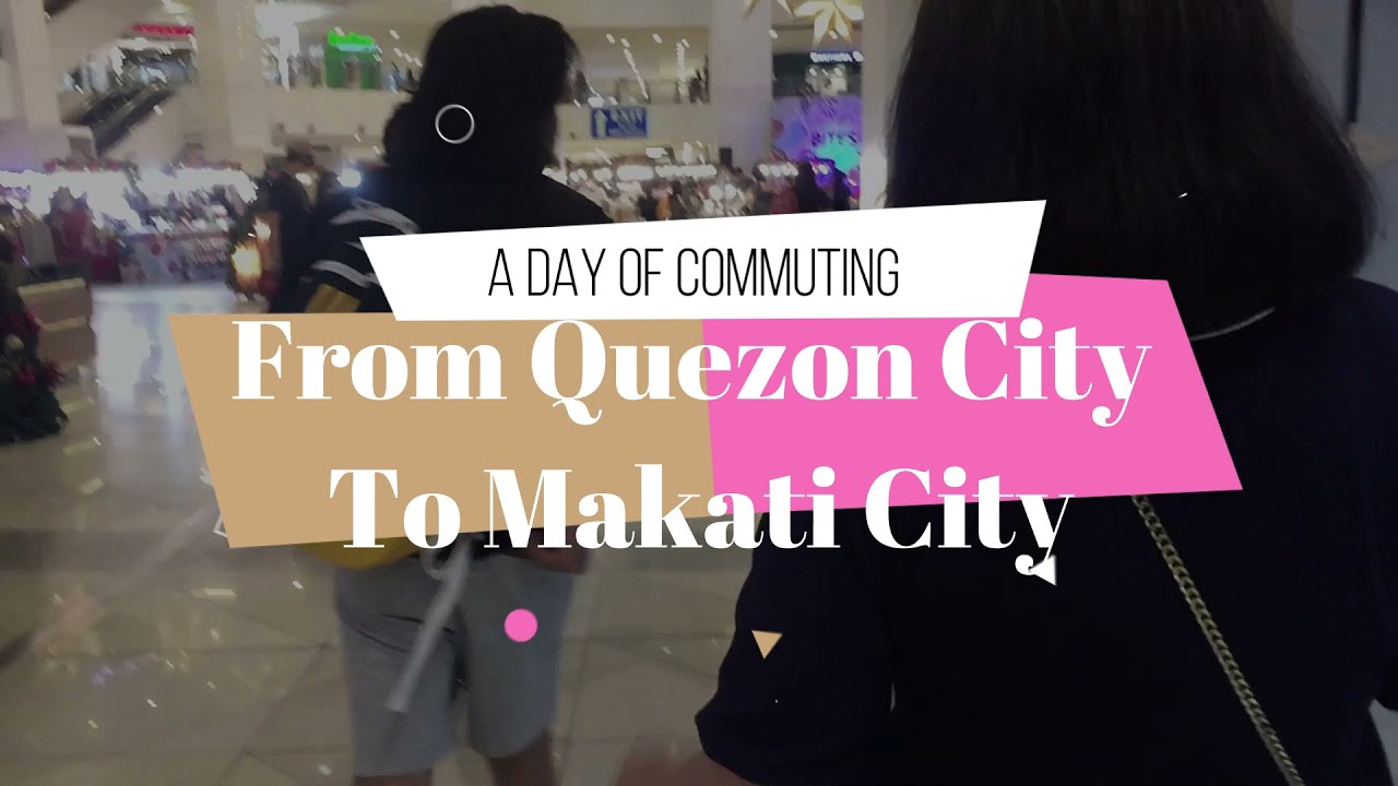 Inside Metro Manila Quezon City to Makati City MRT Commute TRip Journey