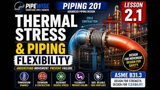 Piping Stress &amp; Flexibility Explained (ASME B31.3) | Piping 201 – Lesson 2.1