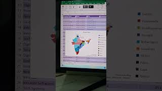 Excel me India ka State Wise Dynamic Map kaise banaye | Excel Map Chart Tutorial