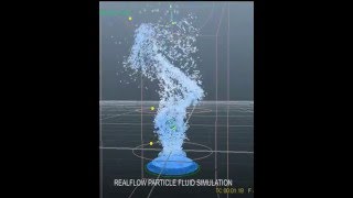 3ds max - Realflow - FumeFx - Krakatoa Tornado simulation