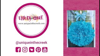 CARNATION| L | TUTORIAL | FLOWER WREATHS | UNIQUE IN THE CREEK WREATH BOARDS