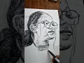 pen on pepar ♥️ #art #youtubeshorts #artist #viral #trending #shorts #pen #potrait #2024