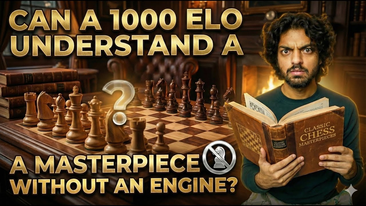 Can a 1000 Elo Understand a Masterpiece Without an Engine?