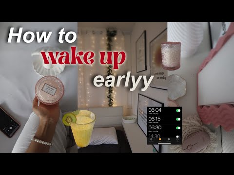 HOW TO WAKE UP EARLY and not feel TIRED 2024💕