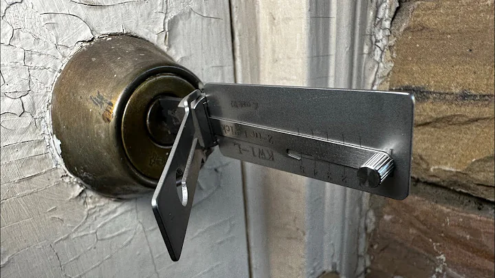Easy way to Lishi 2-in-1 Lock Pick a Kwikset KW1, lock