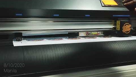 Graphtec CE7000 Print and cut with lamination full cutting