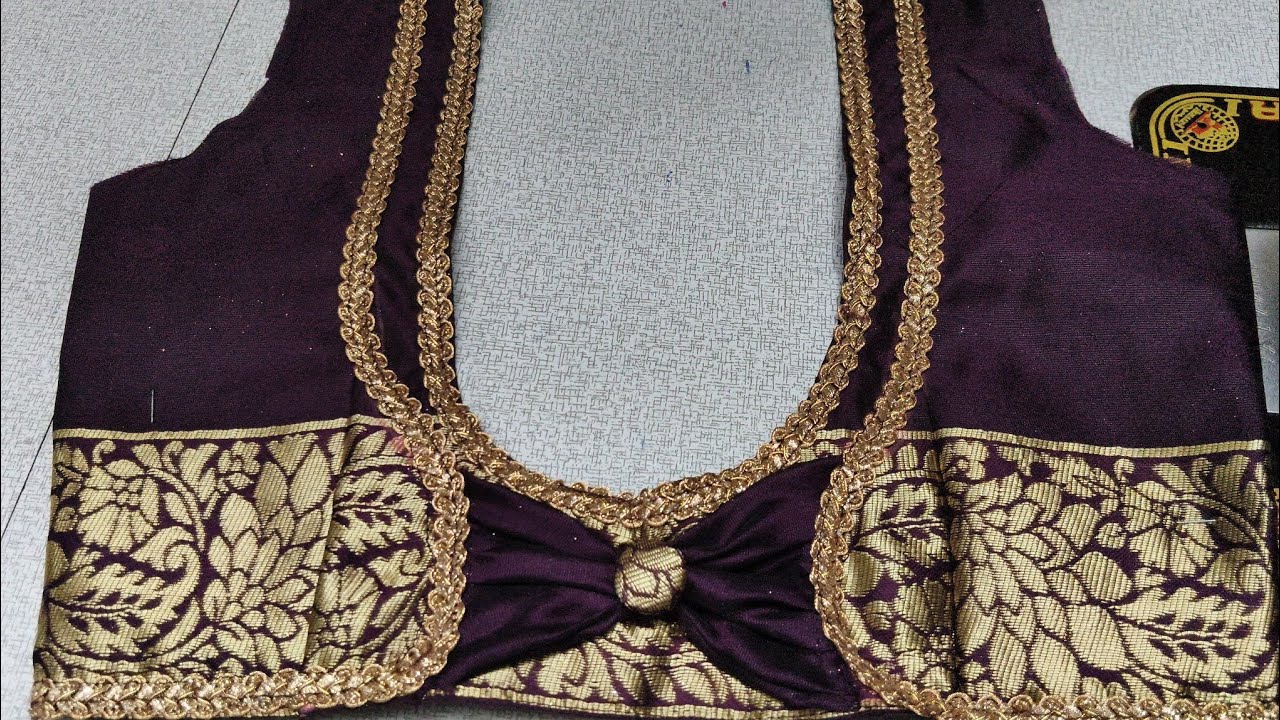 “New Stylish Blouse Back Neck Design 2025 | Simple & Trendy Look”