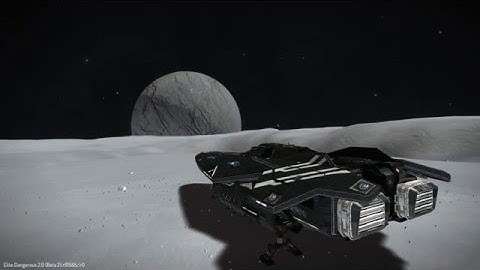 Elite Dangerous:Horizons Time lapse of Binary moons