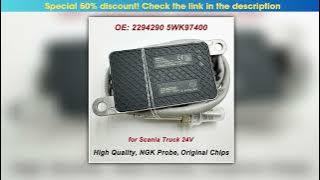 High Quality NGK Probe 2294290 5WK97400 Nitrogen Oxygen Sensor 2064768 2247380 2296800 For Scania