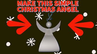 MAKE A CHRISTMAS ANGEL, TREE MOUNT ORIGAMI FUN DECORATIONS