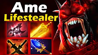 Аме на Лайфстилере, стабильный ТИР 1 КЕРРИ - Ame Lifestealer 7.35 DOTA 2