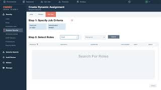 Dynamic Security – PeopleSoft Security screenshot 2